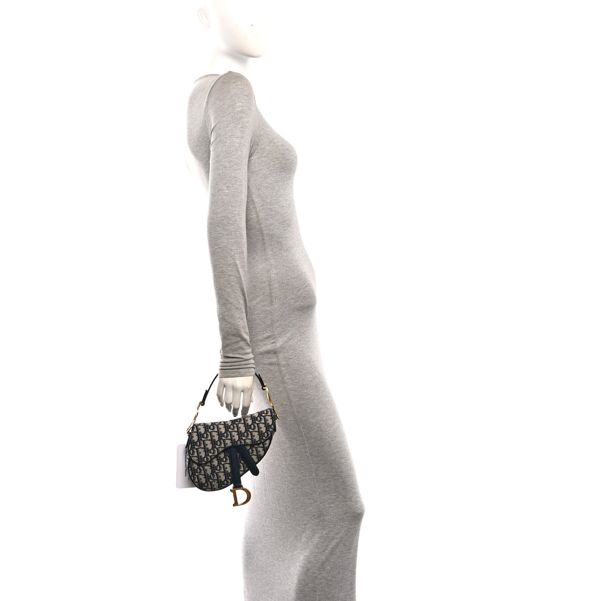 Oblique Mini Saddle Bag Blue