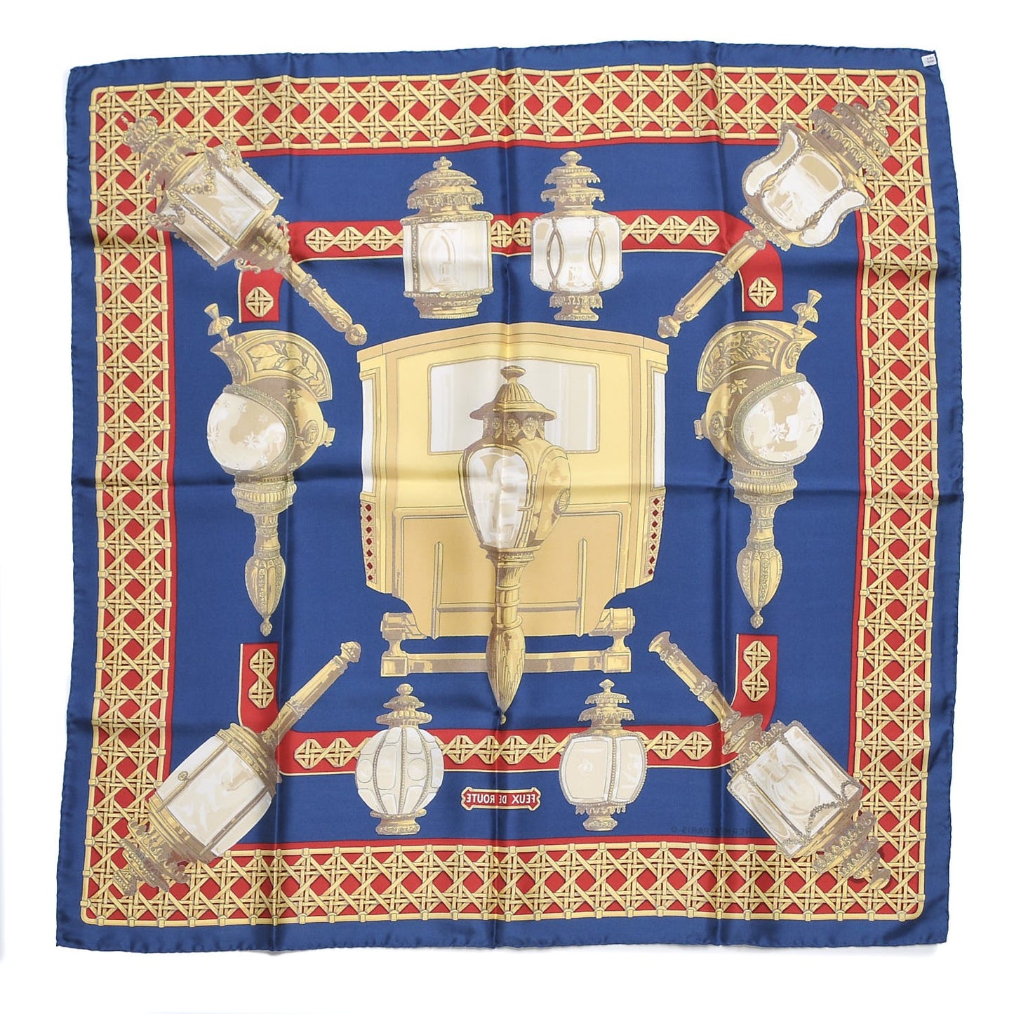 Silk Feux de Route Scarf 90