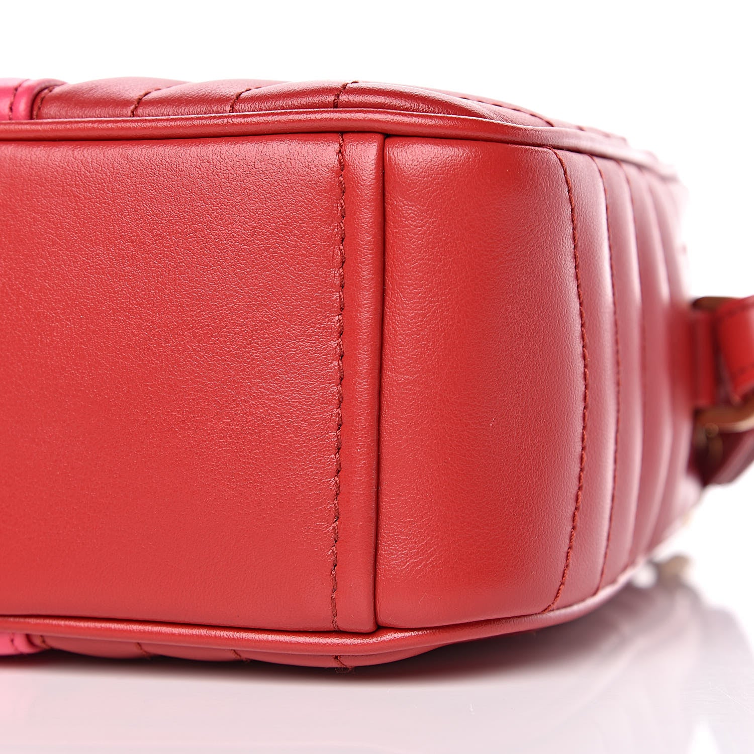 Prada Soft Calfskin Diagramme Crossbody Bag Fuoco Magenta 9 of 9