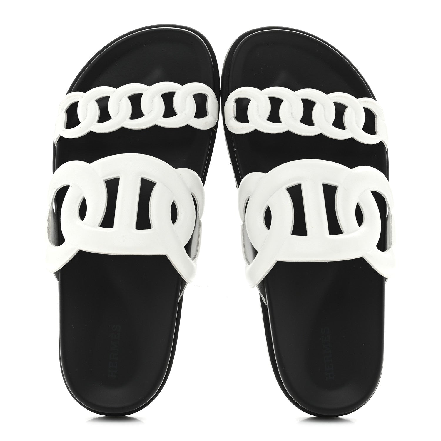 Hermes Nappa Womens Extra Sandals 39 White 2 of 10