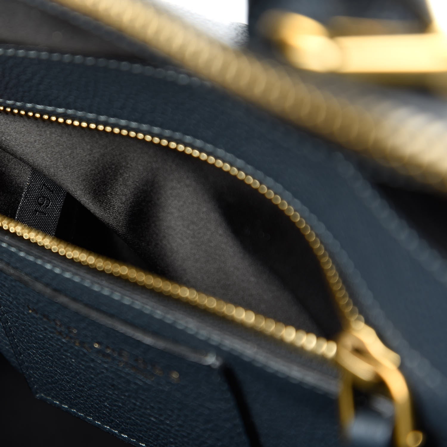 Marc Jacobs Textured Calfskin Medium Incognito Satchel Navy 9 of 11