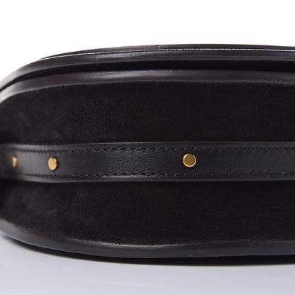 Chloe Calfskin Suede Small Nile Bracelet Bag Black 11 of 12