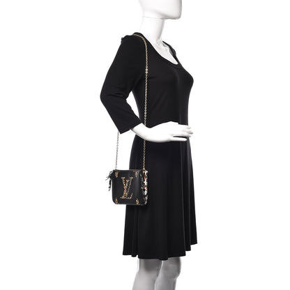 Louis Vuitton Monogram Giant Jungle Pochette Double Zip Black 2 of 10