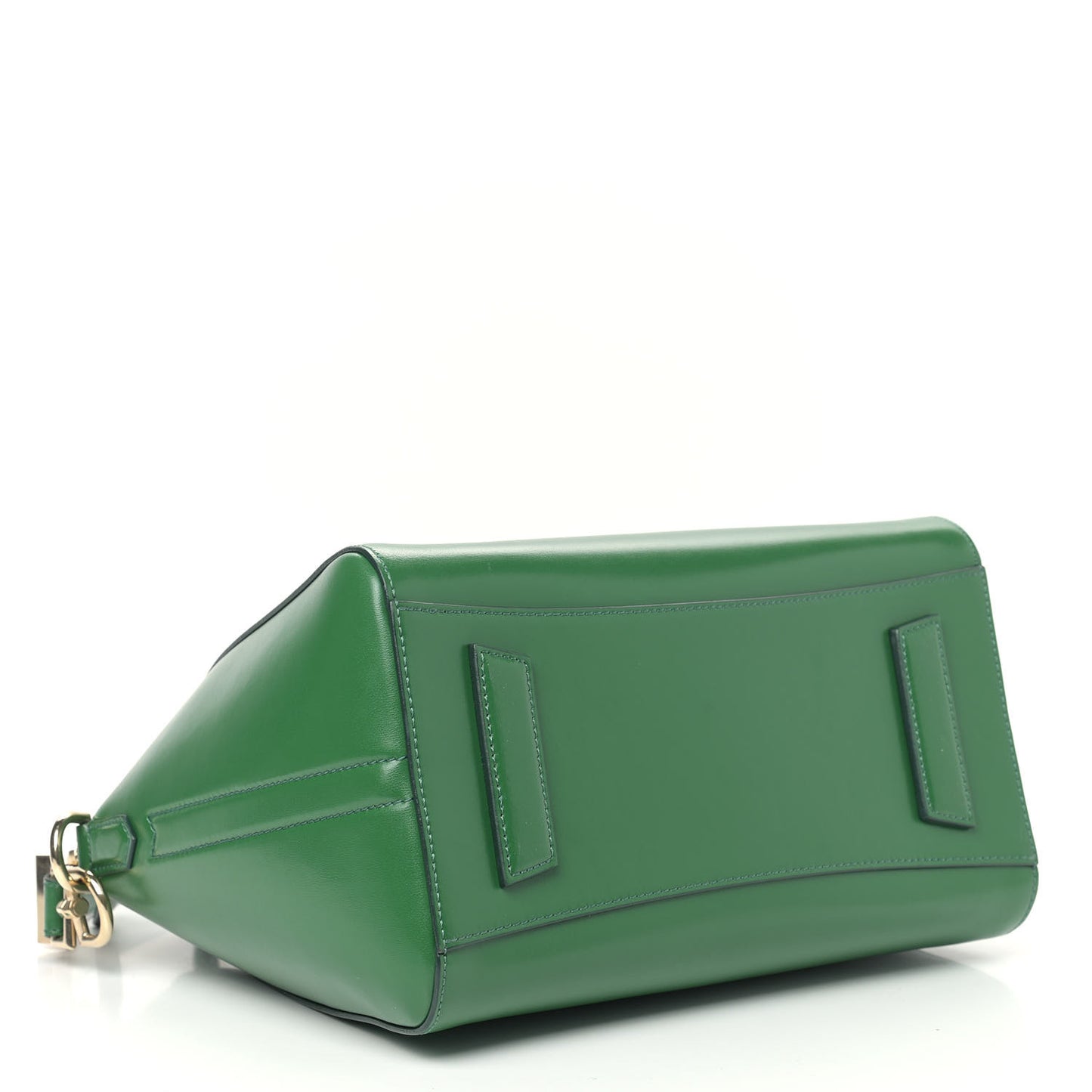 Shiny Lord Calfskin Small Antigona Emerald