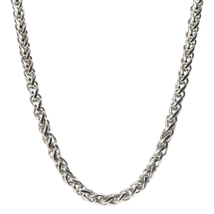 David Yurman Sterling Silver 14K Yellow Gold 6mm Wheat Chain Necklace 1 of 5