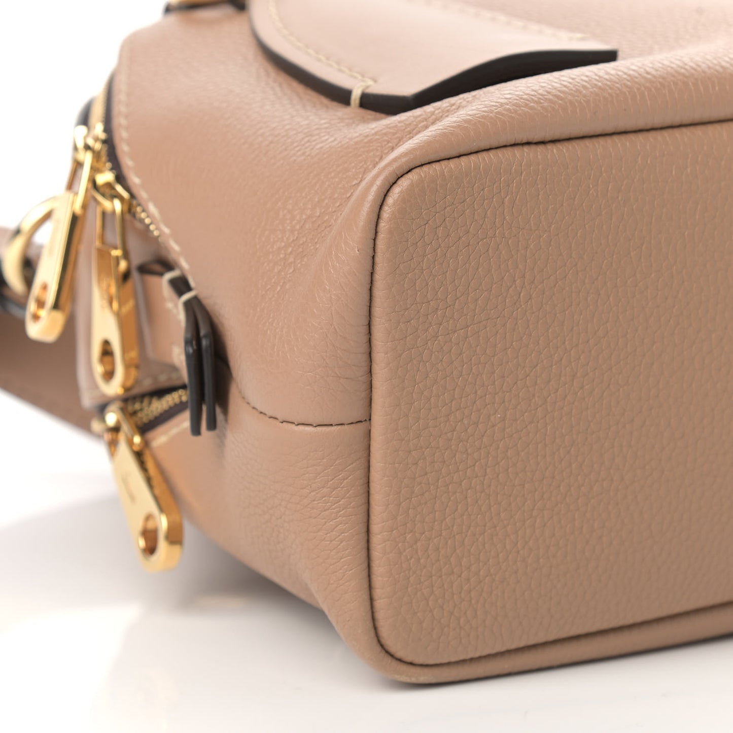 Calfskin Small Daria Cement Brown