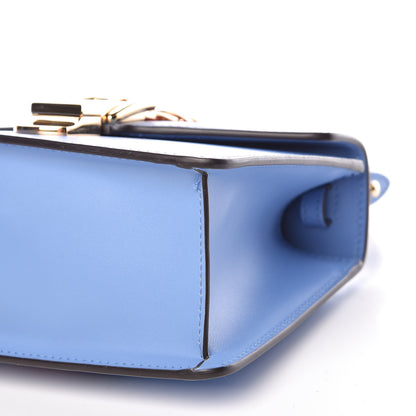 Gucci Vitello Fontanella Web Mini Sylvie Top Handle Bag Clear Sky Blue 11 of 11