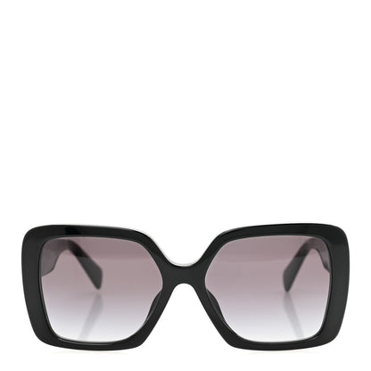 Miu Miu Acetate Rectangle Sunglasses SMU 10Y Black 2 of 8