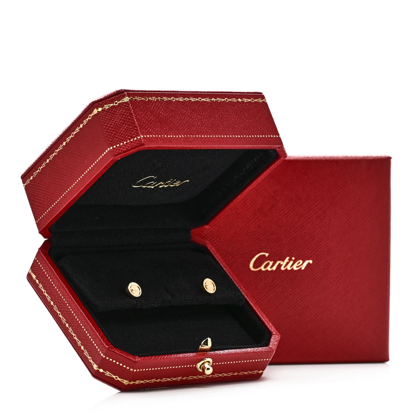 18K Yellow Gold LOVE Earrings