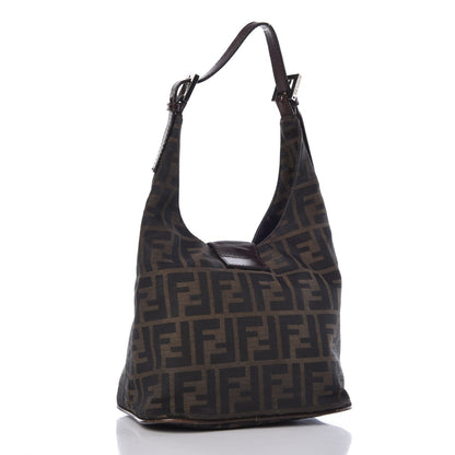 Fendi Zucca Small Hobo Tobacco 3 of 16