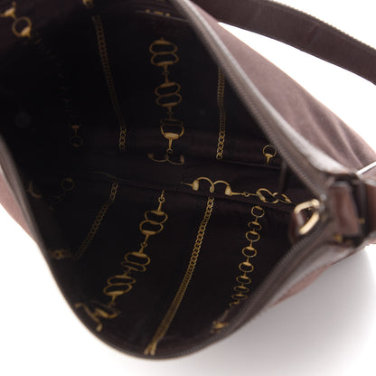 Gucci Canvas Shoulder Bag Brown 5 of 10