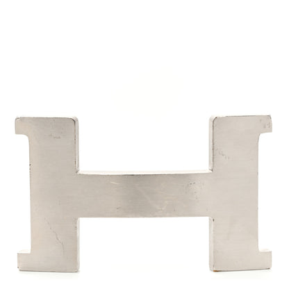 Hermes Brushed Palladium 42mm H Belt Buckle 1 of 3