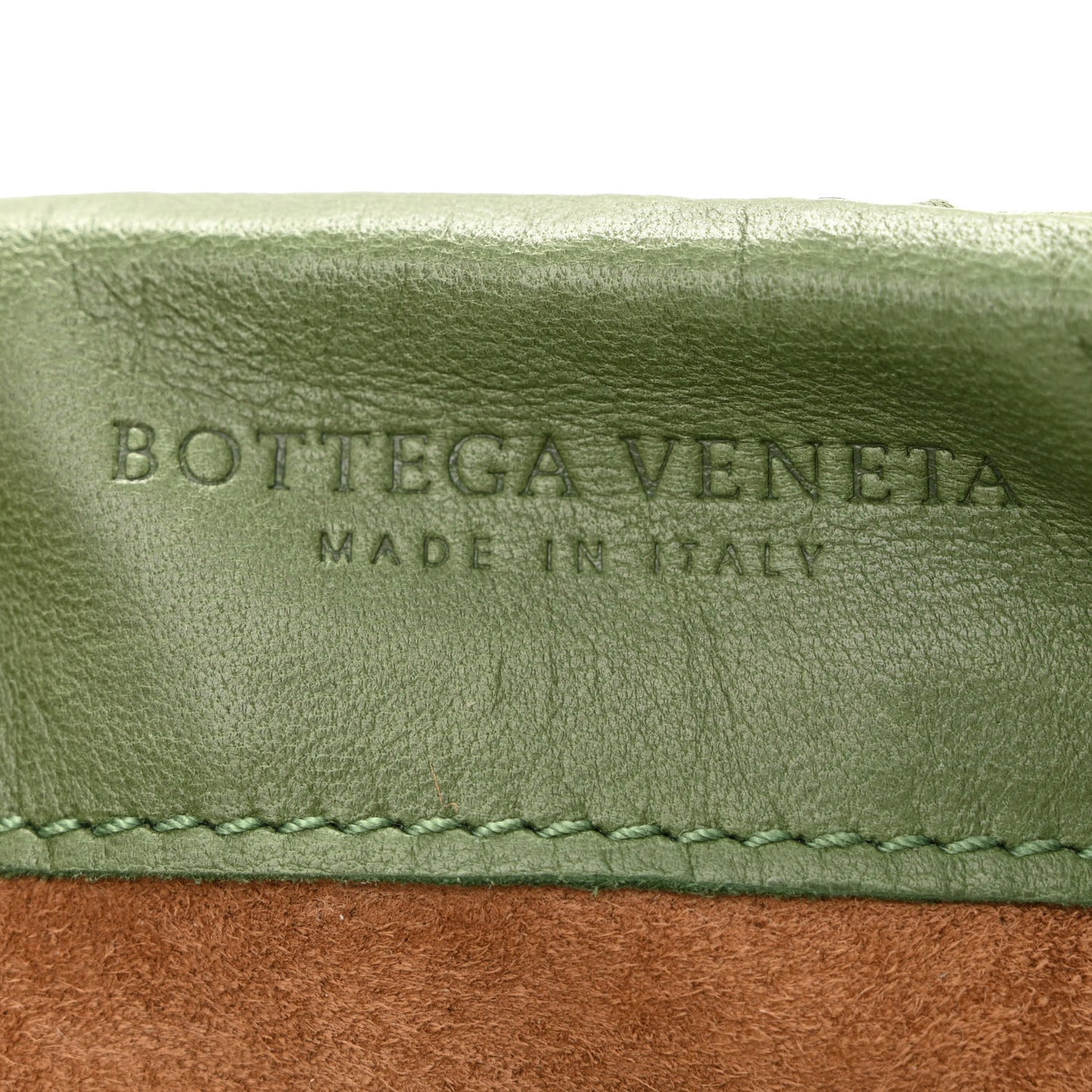 Nappa Intrecciato Mini Flap Shoulder Bag Foglia