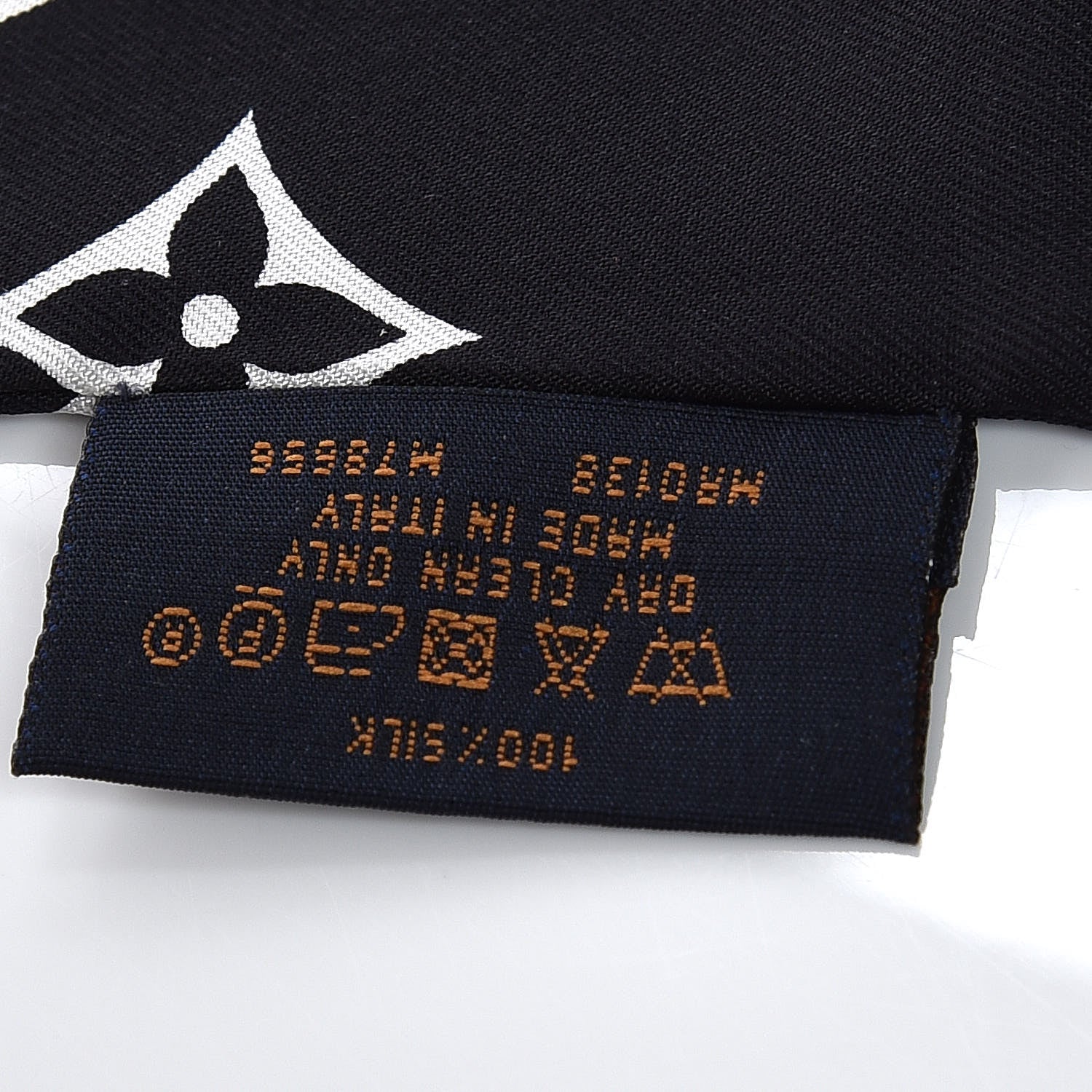 Louis Vuitton Silk Monogram Confidential Bandeau Black 4 of 5