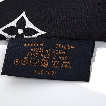 Louis Vuitton Silk Monogram Confidential Bandeau Black 4 of 5