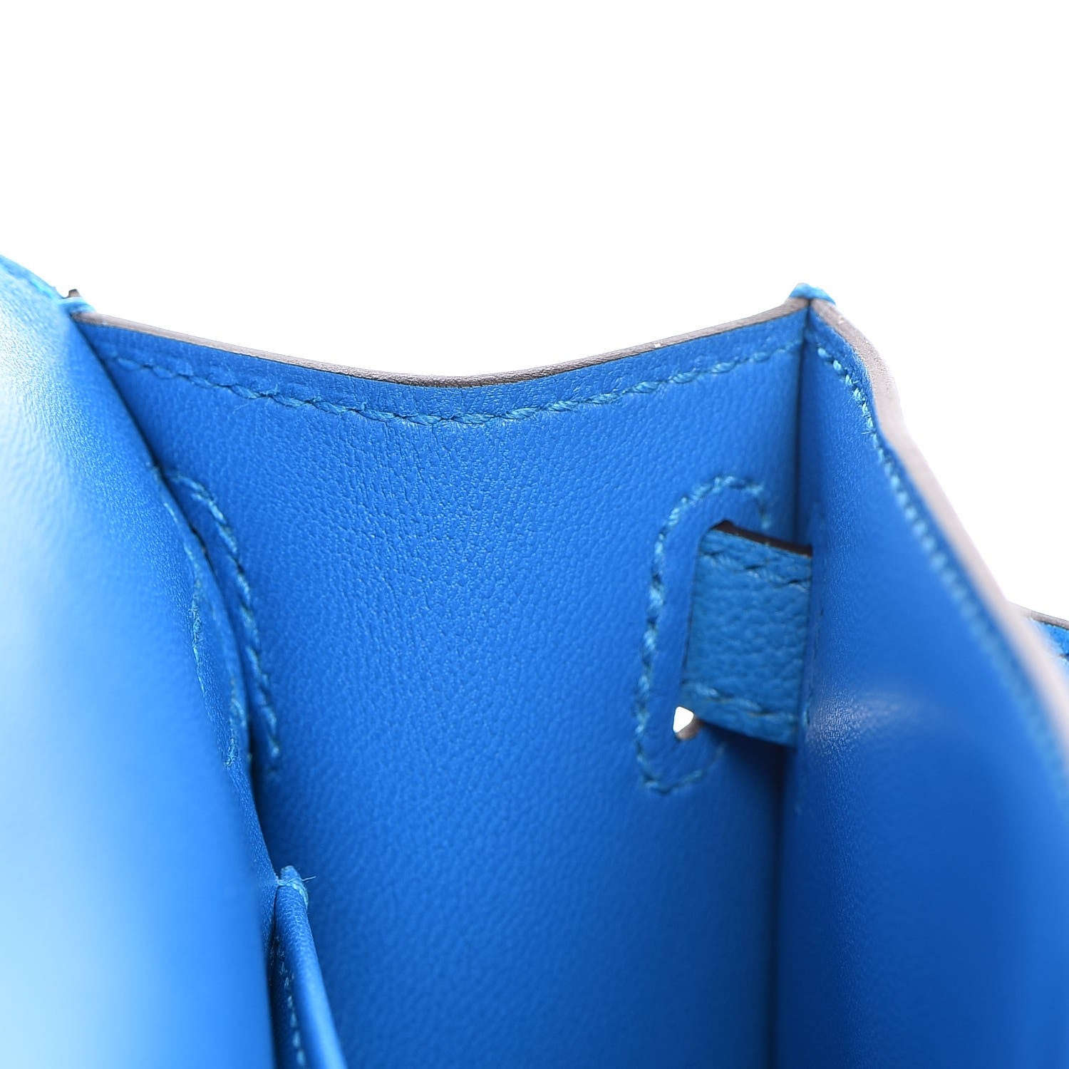 Hermes Chevre Mysore Mini Kelly Sellier 20 Bleu Zanzibar 11 of 30
