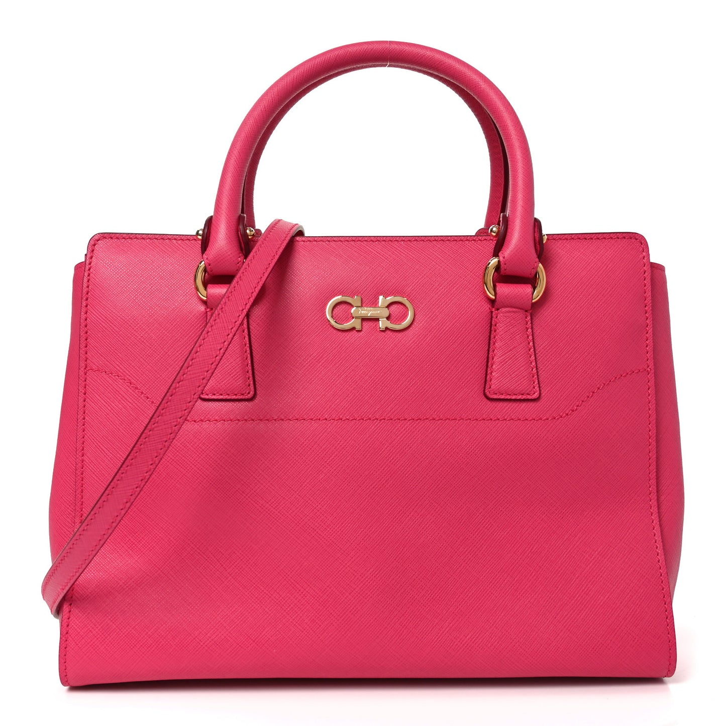 Printed Calfskin Beky Tote Framboise