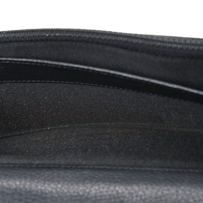 Chanel Calfskin Stitched CC Long Wallet Black 5 of 11