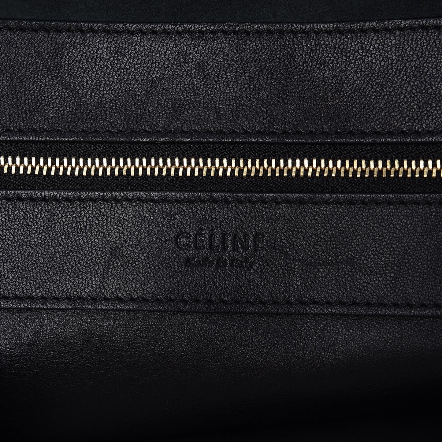 Lambskin Horizontal Cabas Black