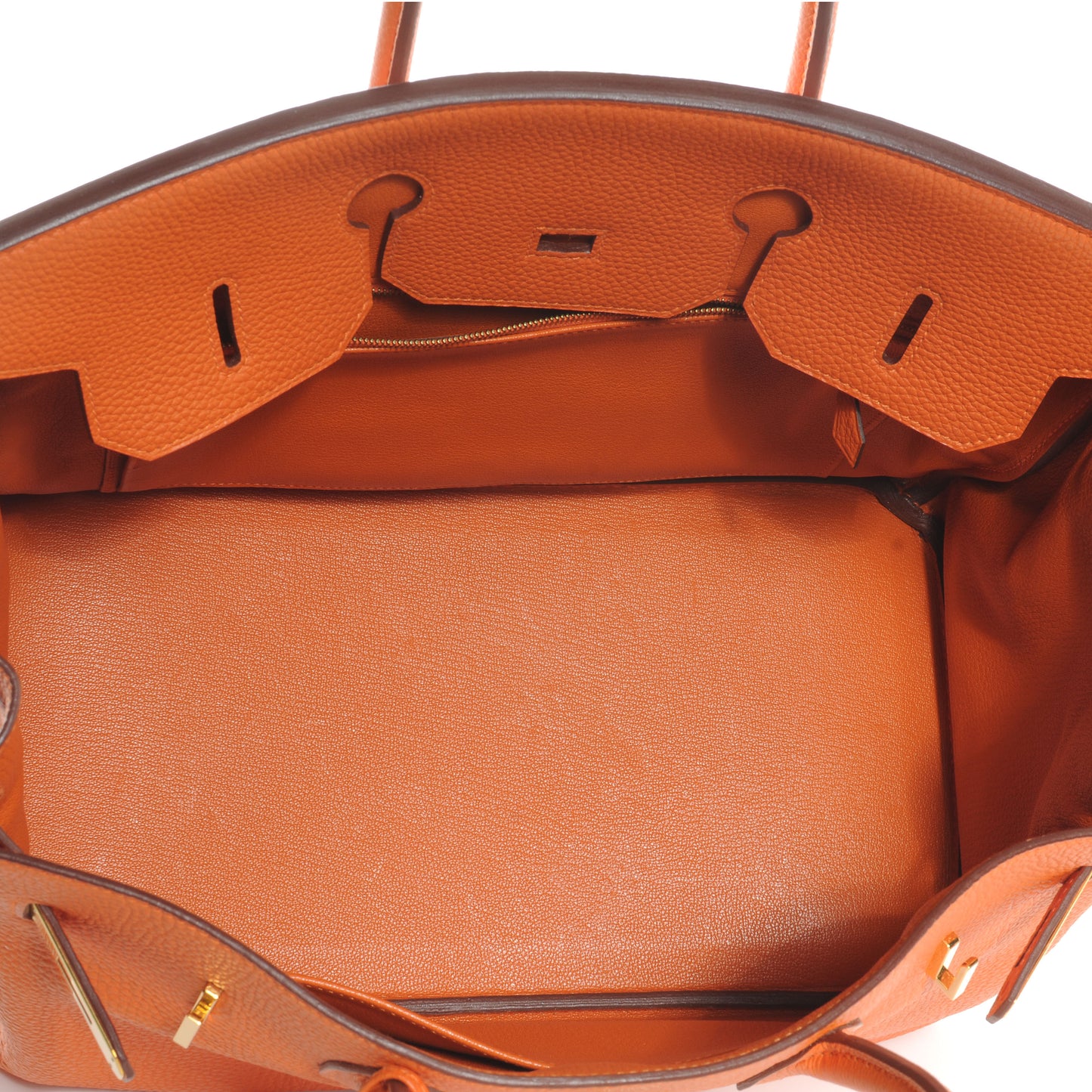 Togo Birkin 35 Orange