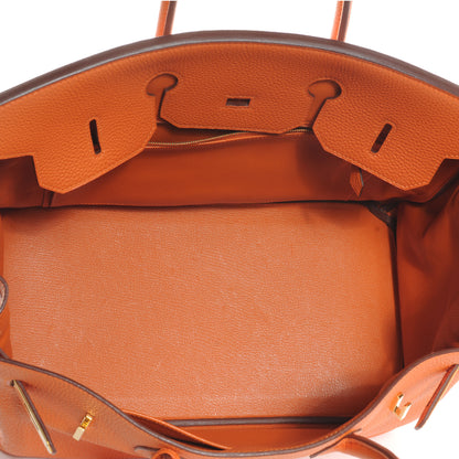 Hermes Togo Birkin 35 Orange 5 of 9