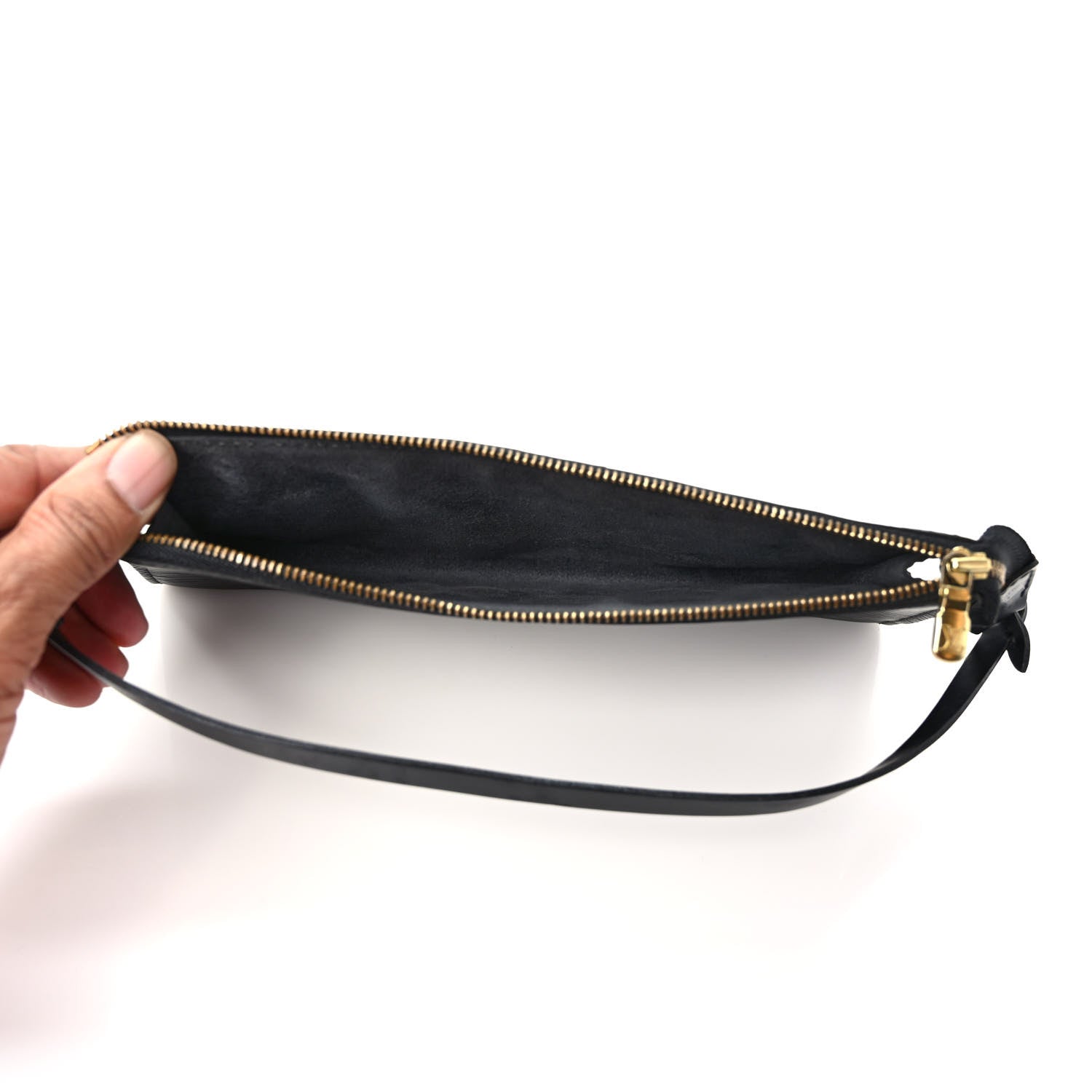 Louis Vuitton Epi Pochette Accessories 21 Black 5 of 6