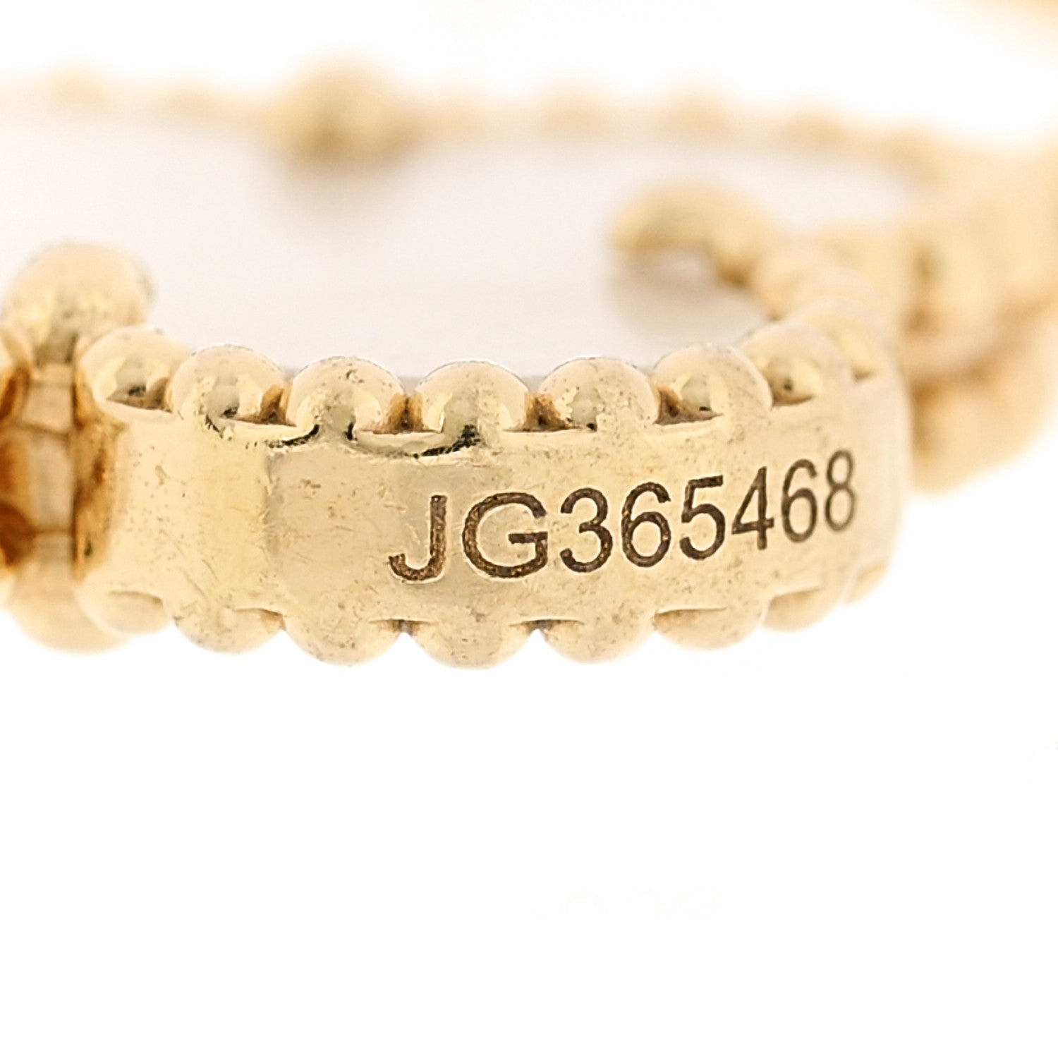 Van Cleef & Arpels 18K Yellow Gold Mother of Pearl 5 Motifs Vintage Alhambra Bracelet 5 of 6