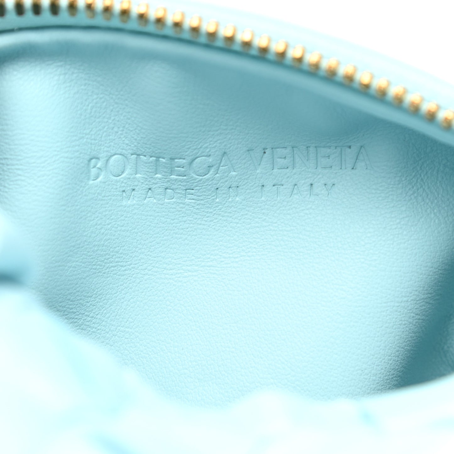 Nappa Intrecciato Mini Jodie Teal Washed