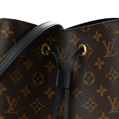 Louis Vuitton Monogram Neonoe MM Black 7 of 11