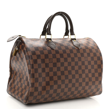 Louis Vuitton Damier Ebene Speedy 35 3 of 13