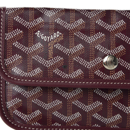 Goyard Goyardine Pouch Burgundy 7 of 7