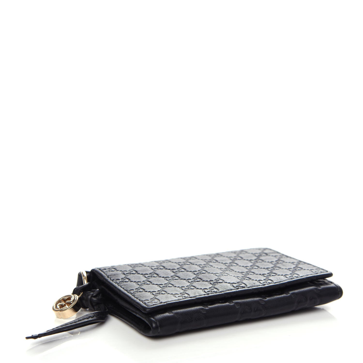 Gucci Guccissima Card Case Black 4 of 7