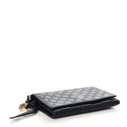 Gucci Guccissima Card Case Black 4 of 7