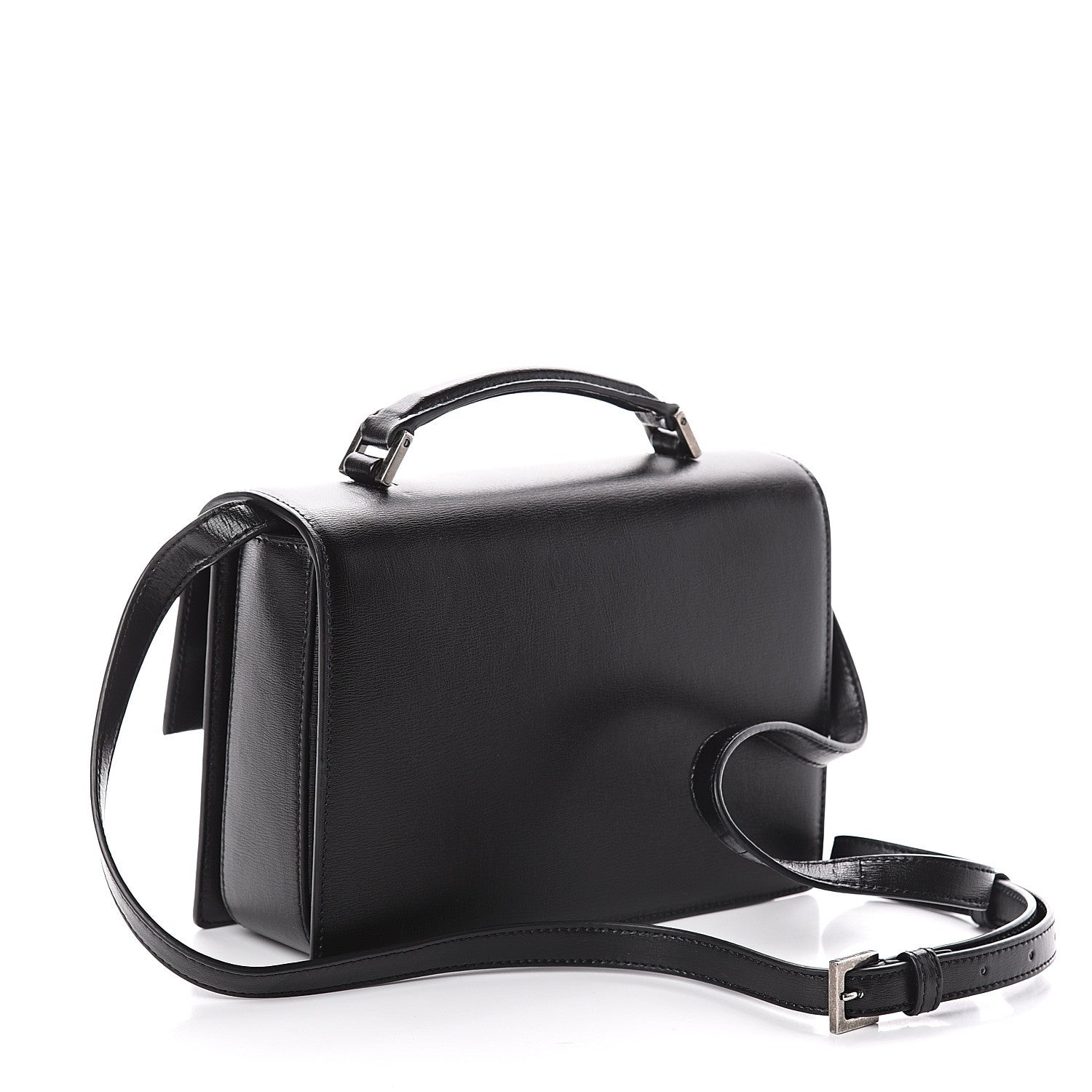 Saint Laurent Calfskin Medium Bellechasse Satchel Black 2 of 7