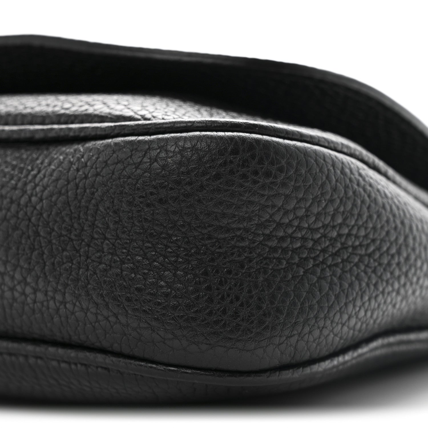 Gucci Pebbled Calfskin Medium Soho Flap Crossbody Black 10 of 10