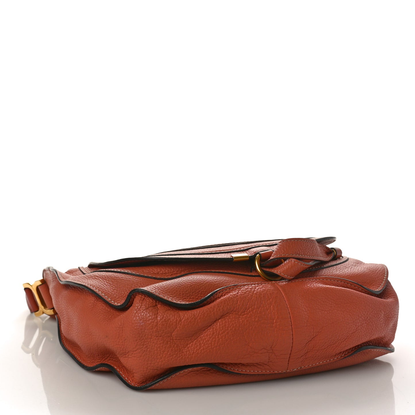 Calfskin Medium Marcie Hobo Clay Brown Whiskey