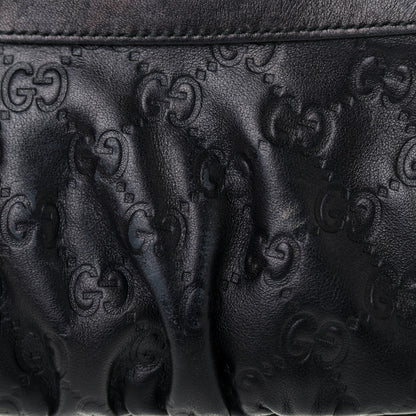 Gucci Guccissima Signature New Britt Wristlet Black 13 of 13