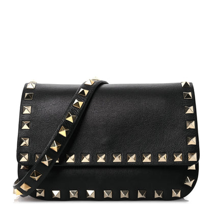 Valentino Garavani Calfskin Rockstud Belt Bag Black 1 of 13