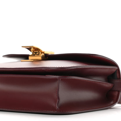 Celine Box Calfskin Teen Classic Box Flap Bag Burgundy 10 of 10
