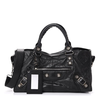 Balenciaga Agneau Giant 21 Silver Hardware Part Time Black 1 of 23