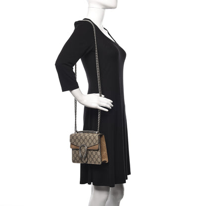 Gucci GG Supreme Monogram Mini Dionysus Shoulder Bag Taupe 2 of 10