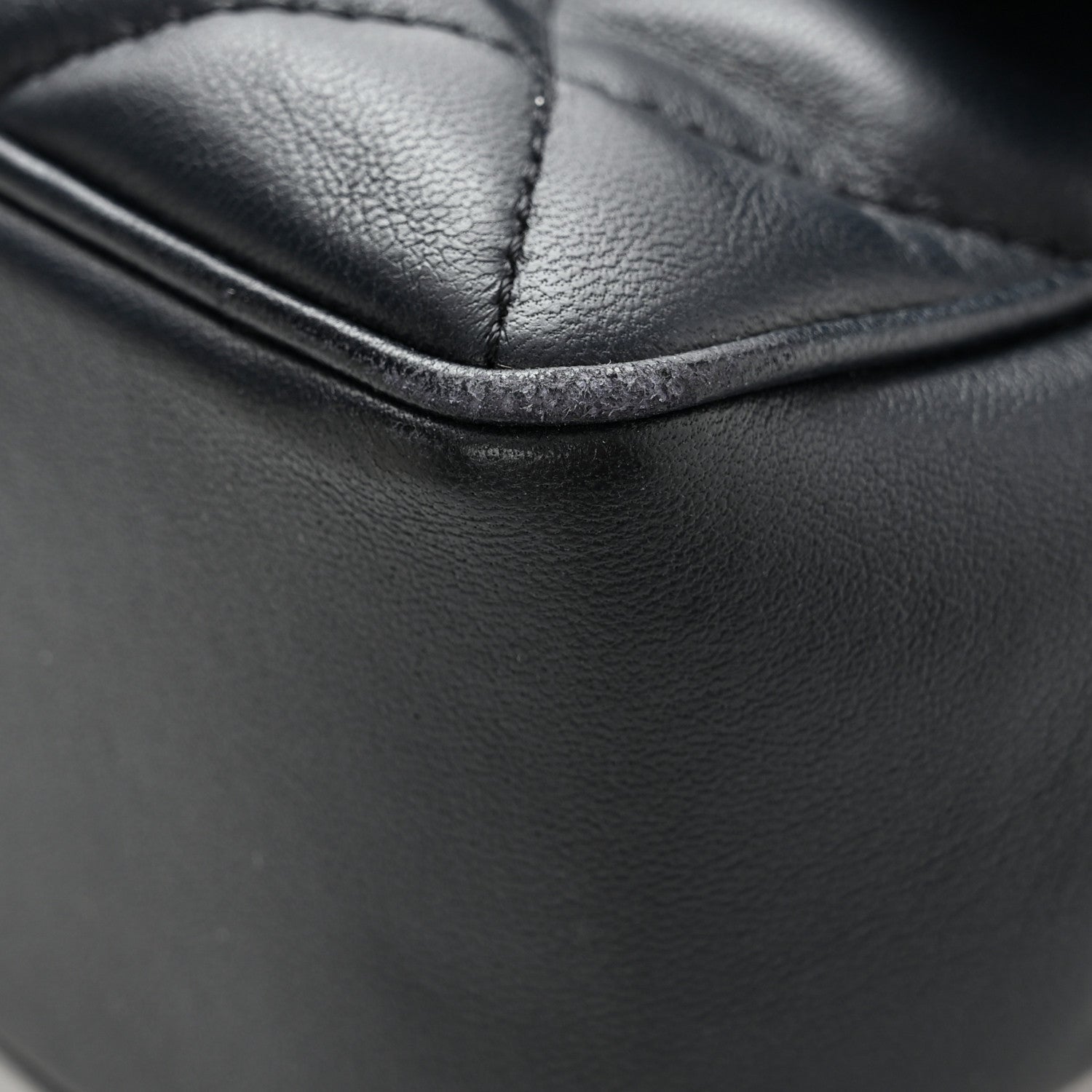 Chanel Lambskin Quilted Easy Carry Flap Navy 11 of 12