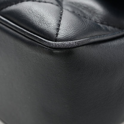 Chanel Lambskin Quilted Easy Carry Flap Navy 11 of 12