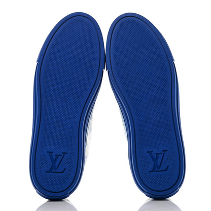 Louis Vuitton Technical Fabric Monogram Stellar Sneakers 37 Blue 5 of 8