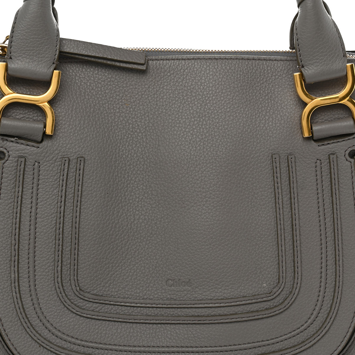 Calfskin Medium Marcie Satchel Cashmere Grey