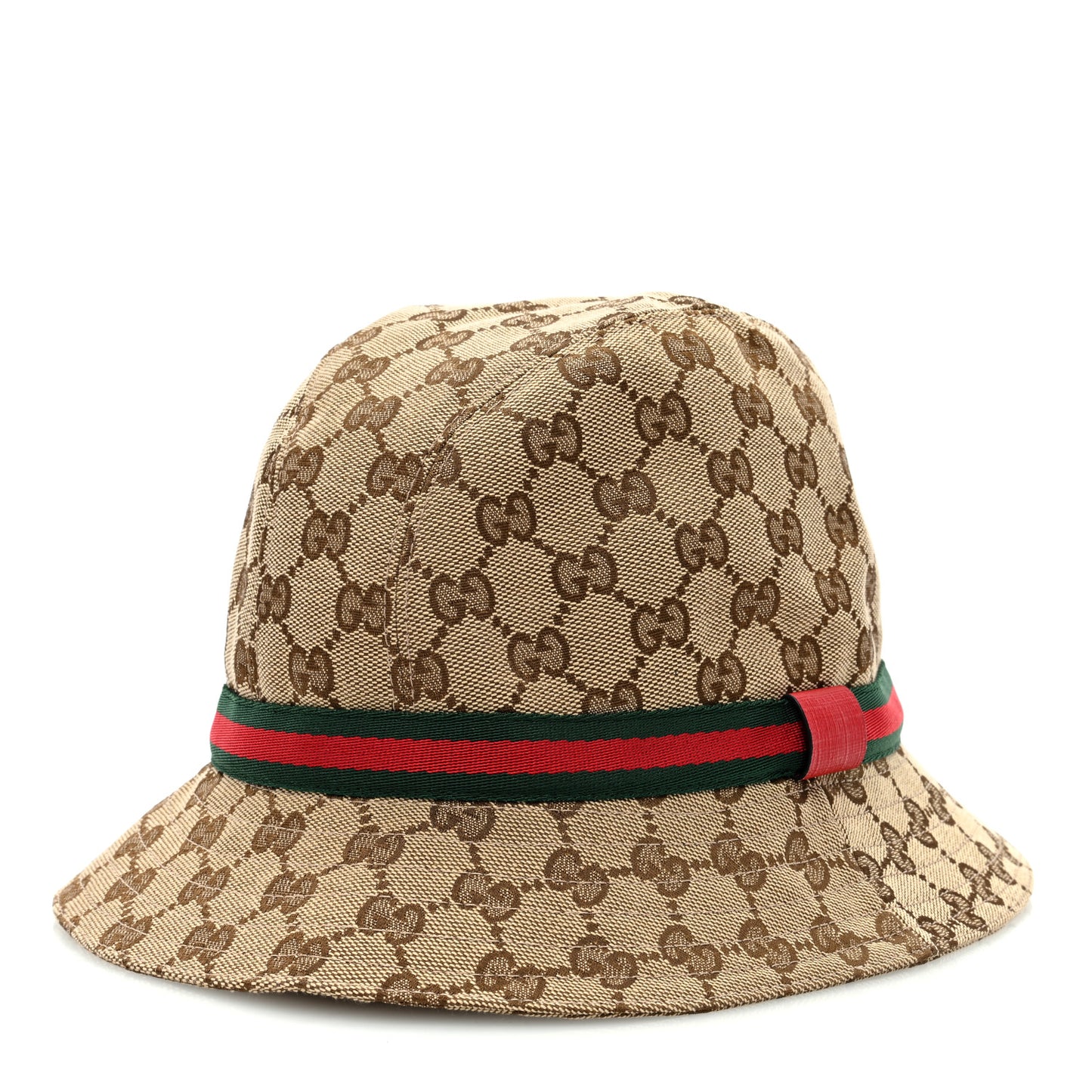 Monogram Web Bucket Hat L Brown