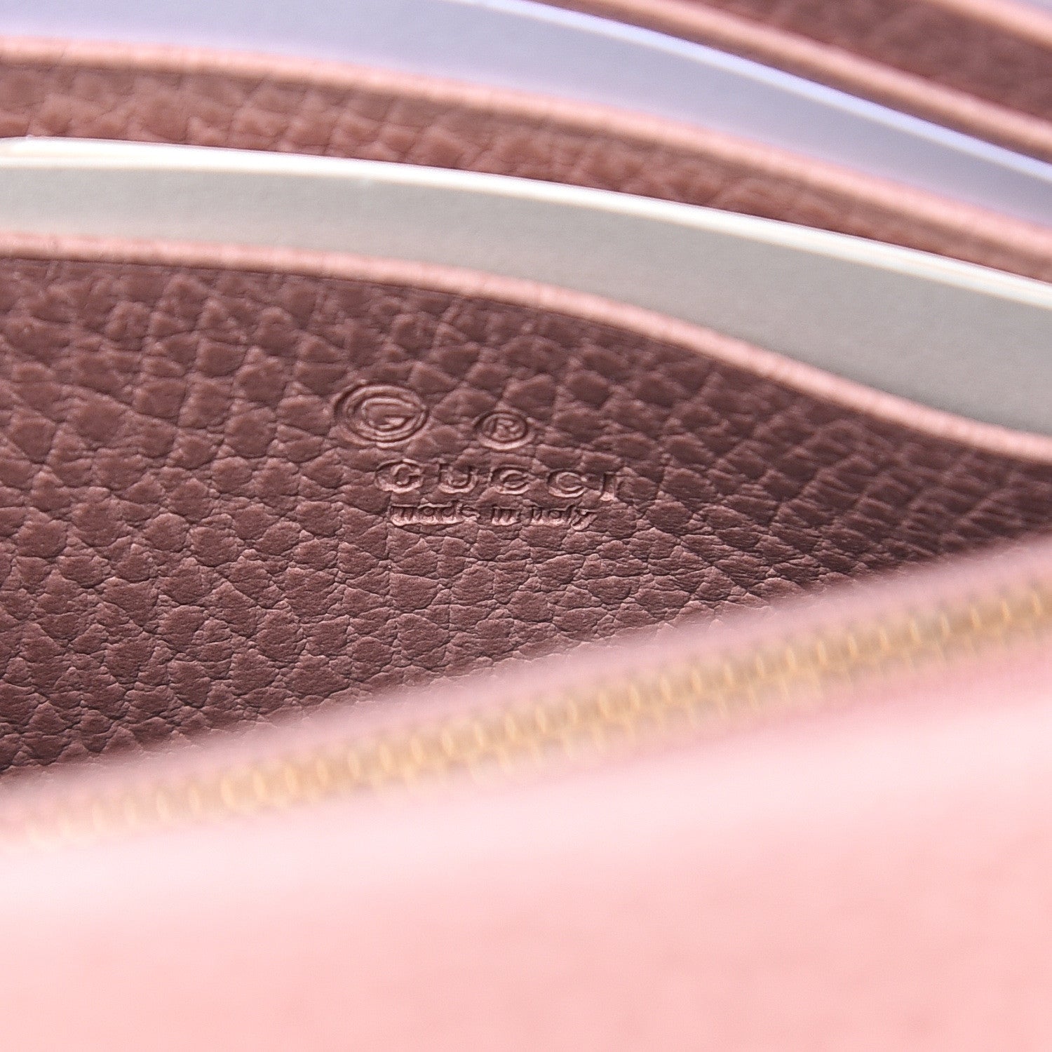 Gucci Dollar Calfskin Medium Betty Chain Wallet Soft Pink 6 of 9
