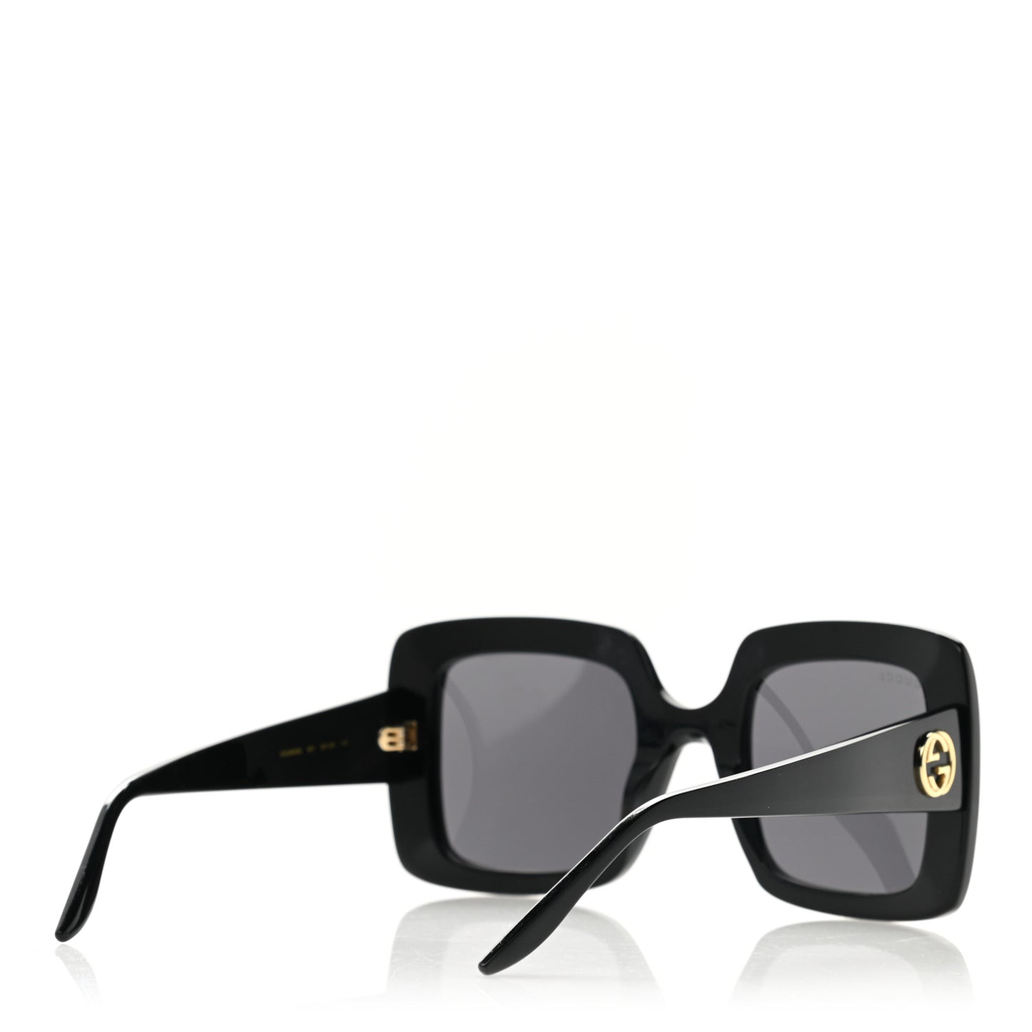 Acetate Square Frame Sunglasses GG0053S Black