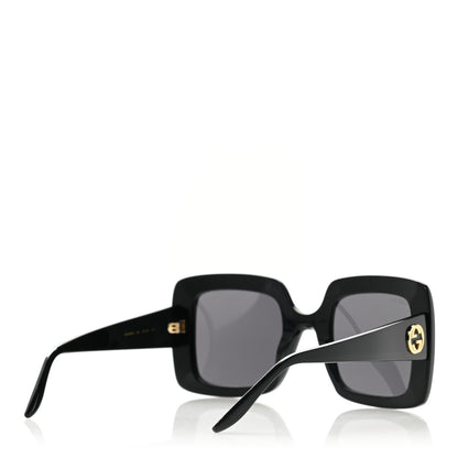 Gucci Acetate Square Frame Sunglasses GG0053S Black 3 of 7