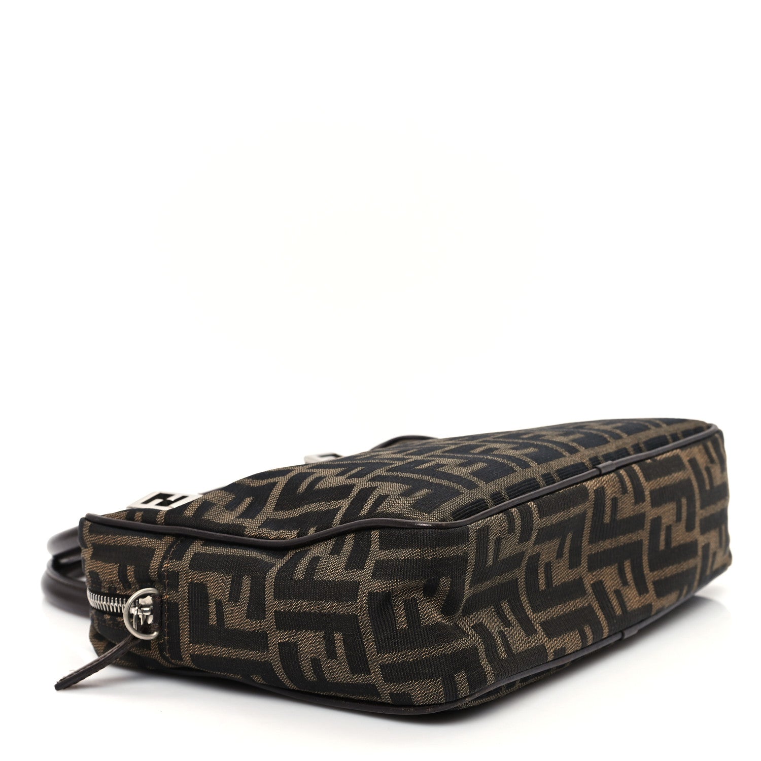 Fendi Zucca Top Handle Tote Tobacco 4 of 11